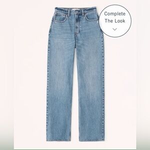 NWT Abercrombie Loose High Rise Jeans